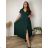 Sommerkleid oval Kurzarm Damen Übergröße (50/52/54 Einheitsgröße) ITALIAN FASHION IM425011 46/48/50 hellblau