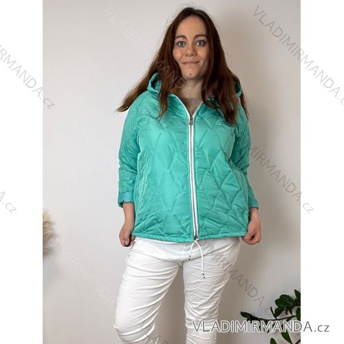 Übergroßer gestrickter Langarmpullover für Damen (S/M EINHEITSGRÖSSE) ITALIAN FASHION IMSN2416125 50/52/54 zelená mintova