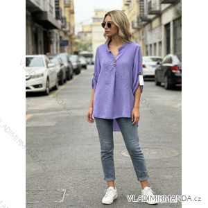 Sommerkleid oval Kurzarm Damen Übergröße (50/52/54 Einheitsgröße) ITALIAN FASHION IM425011