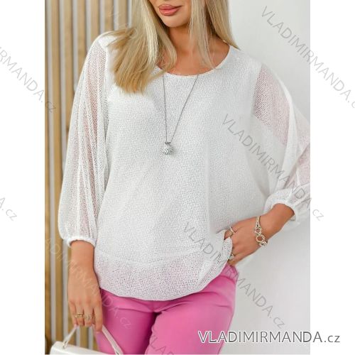 Elegante, lange Jogginghose für Damen (Einheitsgröße S/M/L) ITALIAN FASHION IMD23634