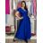 Elegante Hose mit Gürtel für Damen (S/M/L ONE SIZE) ITALIAN FASHION IM425057 S / M / L růžová světlá