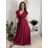 Elegante Hose mit Gürtel für Damen (S/M/L ONE SIZE) ITALIAN FASHION IM425057 S / M / L růžová světlá