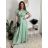 Elegante Hose mit Gürtel für Damen (S/M/L ONE SIZE) ITALIAN FASHION IM425057 S / M / L růžová světlá