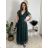 Langes Partykleid mit variabler Krawatte für Damen (Einheitsgröße S/M) ITALIAN FASHION IMWMY23970 beige XS/S/M