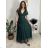 Langes Partykleid mit variabler Krawatte für Damen (Einheitsgröße S/M) ITALIAN FASHION IMWMY23970 beige XS/S/M
