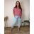 Lange Stretchhose für Damen in Übergröße (XL/2XL ONE SIZE) ITALIAN FASHION IMC22810