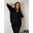 Sommerkleid oval Kurzarm Damen Übergröße (50/52/54 Einheitsgröße) ITALIAN FASHION IM425011