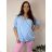 Sommerkleid oval Kurzarm Damen Übergröße (50/52/54 Einheitsgröße) ITALIAN FASHION IM425011
