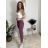 Lange Lederhose für Damen (S/M ONE SIZE) ITALIAN FASHION IMPLI2312199