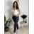 Übergroßer gestrickter Langarmpullover für Damen (S/M EINHEITSGRÖSSE) ITALIAN FASHION IMSN2416125