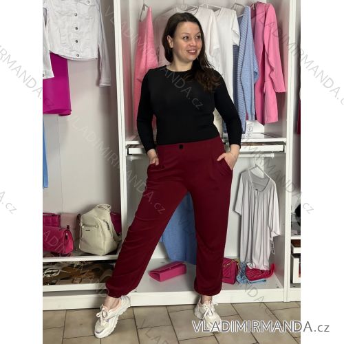 Elegante, lange Jogginghose für Damen (Einheitsgröße S/M/L) ITALIAN FASHION IMD23634