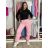 Elegante, lange Jogginghose für Damen (Einheitsgröße S/M/L) ITALIAN FASHION IMD23634