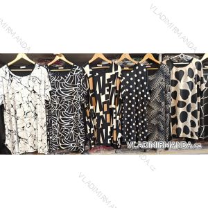 Tunika Kurzarm Damen (Uni L / XXL) TURKISH FASHION TM920035