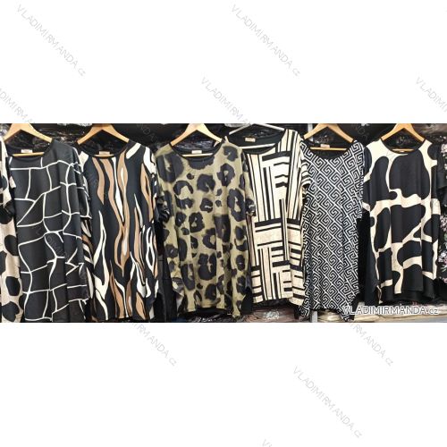 Tunika Kurzarm Damen (Uni L / XXL) TURKISH FASHION TM920035