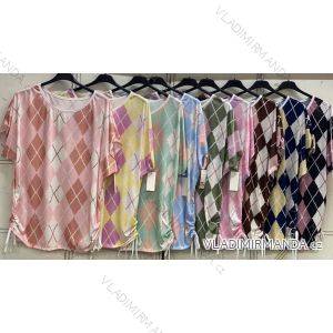 Ärmellose Jacke mit langen Ärmeln (uni sl) ITALIENISCHE Mode IMC17326