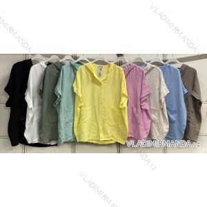 Ärmellose Jacke mit langen Ärmeln (uni sl) ITALIENISCHE Mode IMC17326