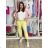 Elegante, lange Jogginghose für Damen (Einheitsgröße S/M/L) ITALIAN FASHION IMD23634 S / M / L růžová světlá