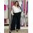 Ärmellose Weste für Damen (S/M/L Einheitsgröße) ITALIAN FASHION IMPLP2410130085 S schwarz