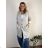 Sommerkleid oval Kurzarm Damen Übergröße (50/52/54 Einheitsgröße) ITALIAN FASHION IM425011