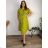 Šaty košilové oversize krátký rukáv dámské (M/L//XL ONE SIZE) ITALSKÁ MÓDA IM422525 L/XL weiß