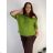 Sommerkleid oval Kurzarm Damen Übergröße (50/52/54 Einheitsgröße) ITALIAN FASHION IM425011