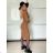 Langarmkleid für Damen (S/M/L Einheitsgröße) ITALIAN FASHION IMM25M5095