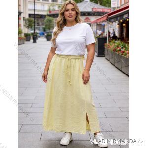 Sommerkleid oval Kurzarm Damen Übergröße (50/52/54 Einheitsgröße) ITALIAN FASHION IM425011