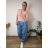Übergroßer gestrickter Langarmpullover für Damen (S/M EINHEITSGRÖSSE) ITALIAN FASHION IMSN2416125