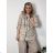 Übergroßer gestrickter Langarmpullover für Damen (S/M EINHEITSGRÖSSE) ITALIAN FASHION IMSN2416125