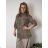 Übergroßer gestrickter Langarmpullover für Damen (S/M EINHEITSGRÖSSE) ITALIAN FASHION IMSN2416125