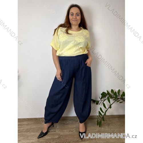 Übergroßer gestrickter Langarmpullover für Damen (S/M EINHEITSGRÖSSE) ITALIAN FASHION IMSN2416125