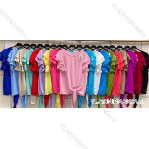 Ärmellose Jacke mit langen Ärmeln (uni sl) ITALIENISCHE Mode IMC17326