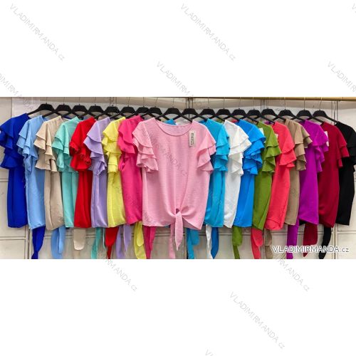 Ärmellose Jacke mit langen Ärmeln (uni sl) ITALIENISCHE Mode IMC17326