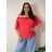 Sommerkleid oval Kurzarm Damen Übergröße (50/52/54 Einheitsgröße) ITALIAN FASHION IM425011