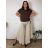 Tunika mit Anhänger Kurzarm Damen Übergröße (3XL/4XL ONE SIZE) ITALIAN FASHION IMC23020