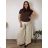 Tunika mit Anhänger Kurzarm Damen Übergröße (3XL/4XL ONE SIZE) ITALIAN FASHION IMC23020