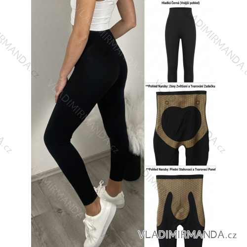 Lange Lederleggings für Damen (S/M-XL/2XL) MIEGO MIE230703 schwarz XL/2XL