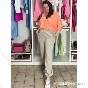 Sommerkleid oval Kurzarm Damen Übergröße (50/52/54 Einheitsgröße) ITALIAN FASHION IM426009/DUR