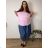 Damen Sommer Tanktop (XS/S/M Einheitsgröße) ITALIAN FASHION IMWHD252145 50/52/54 leichte Minze