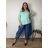 Damen Sommer Tanktop (XS/S/M Einheitsgröße) ITALIAN FASHION IMWHD252145 50/52/54 leichte Minze