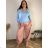 Damen Sommer Tanktop (XS/S/M Einheitsgröße) ITALIAN FASHION IMWHD252145 50/52/54 hellblau