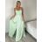 Langes, trägerloses Abendkleid aus Satin für Damen (XS/S/M, Einheitsgröße) ITALIENISCHE MODE IMM25M40243/DU