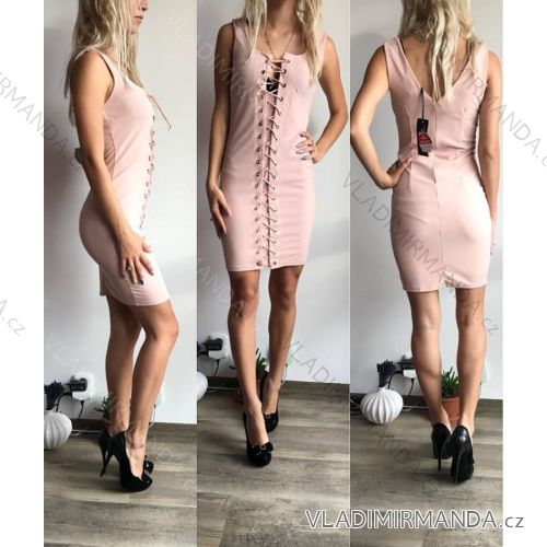 Kleid Damen (uni sl) ITALIENISCHE Mode IM9172690
