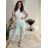 Sommerkleid oval Kurzarm Damen Übergröße (50/52/54 Einheitsgröße) ITALIAN FASHION IM425011