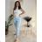 Sommerkleid oval Kurzarm Damen Übergröße (50/52/54 Einheitsgröße) ITALIAN FASHION IM425011 S / M / L žlutá