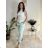 Sommerkleid oval Kurzarm Damen Übergröße (50/52/54 Einheitsgröße) ITALIAN FASHION IM425011 S / M / L žlutá