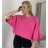 Sommerkleid oval Kurzarm Damen Übergröße (50/52/54 Einheitsgröße) ITALIAN FASHION IM425011