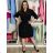 Damen 3/4 Langarm-Hemdkleid (XS/S/M Einheitsgröße) ITALIAN FASHION IMD25030