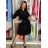 Damen 3/4 Langarm-Hemdkleid (XS/S/M Einheitsgröße) ITALIAN FASHION IMD25030