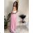 Kurzärmliges Sommer-Freizeitkleid für Damen (S/M/L EINHEITSGRÖSSE) ITALIAN FASHION IMWGB25022 S / M / L beige